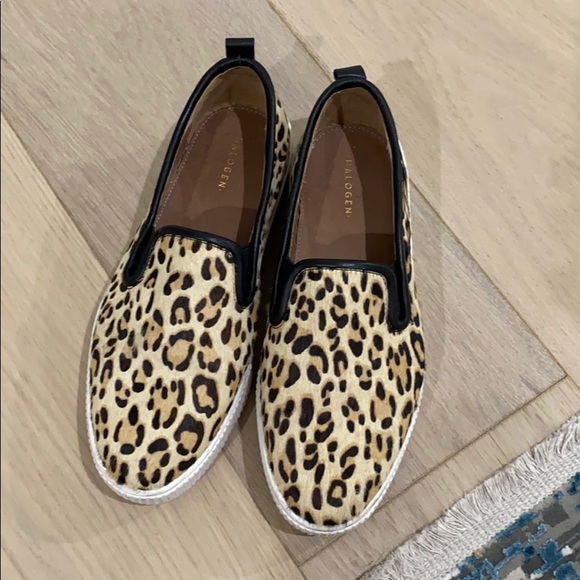 halogen cheetah sneakers